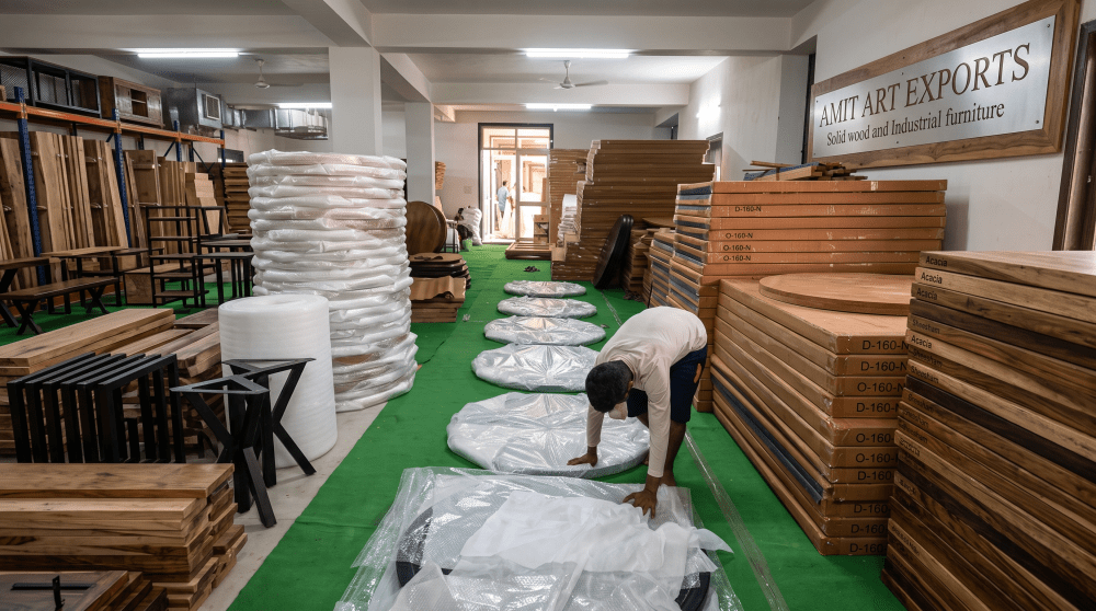 Furniture finishing process